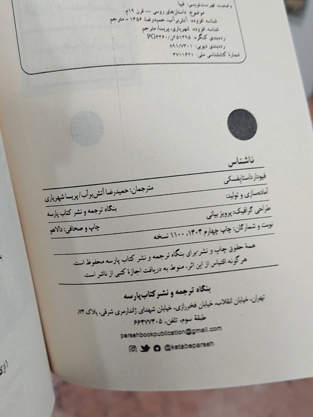 ناشناس اثری از فئودور داستایفسکی