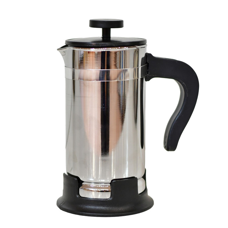 فرنچ پرس شیشه ای طرح استیل